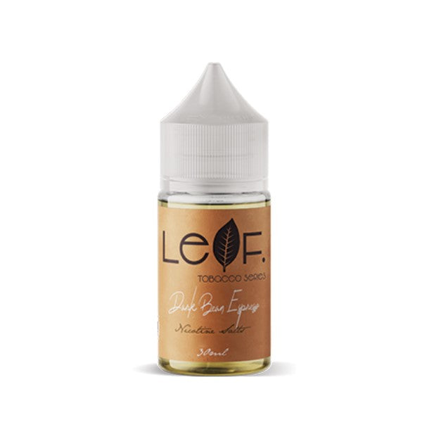 30ml Leaf Vape Juice Dark Bean Espresso Tobacco Salts - 50mg