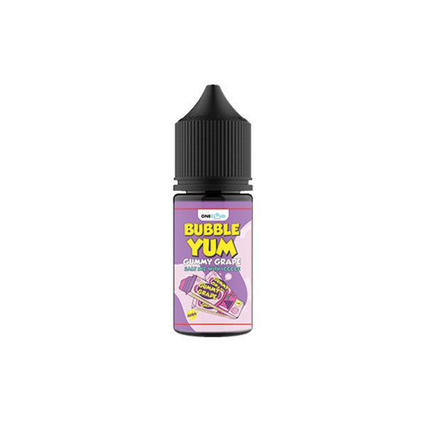 30ml One Cloud Bubble Yum Salts Vape Juice - Gummy Grape - 40mg