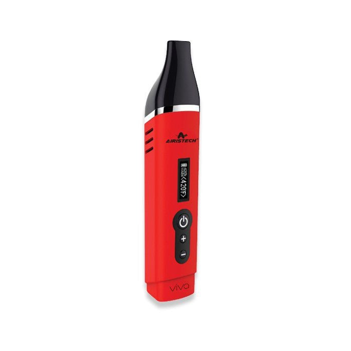 Airistech Viva Premium Portable Dry Herb Vaporizer - Red