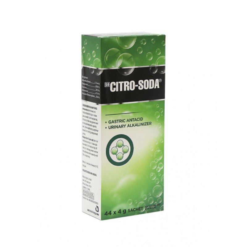 Citro Soda Gastric Antacid and Urinary Alkalinizer - 44 x 4g Sachets