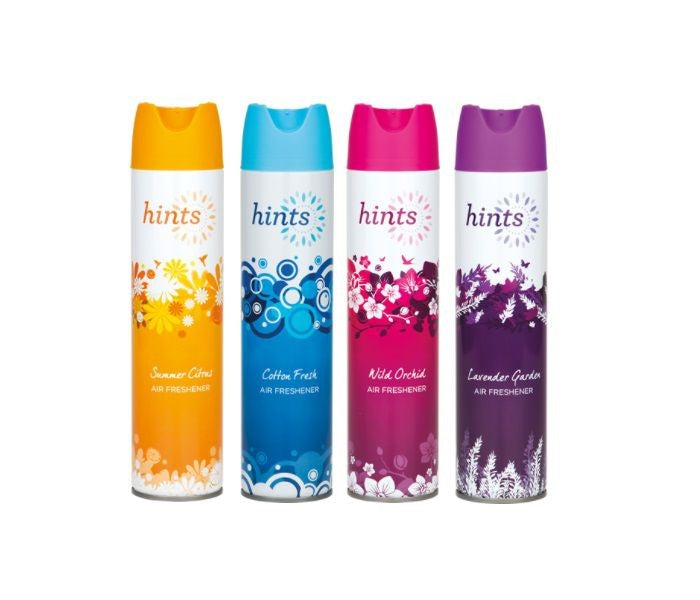 Hints Air Freshener Aerosol Combo - 4 x 300ml