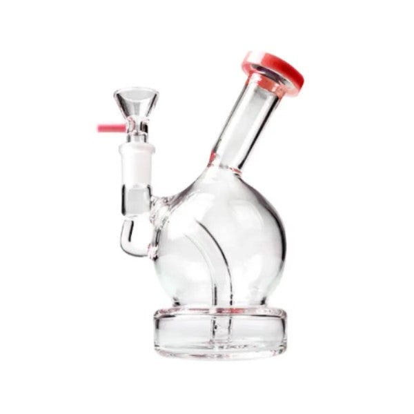 Mini Borosilicate Glass Bobble Bong - 15cm