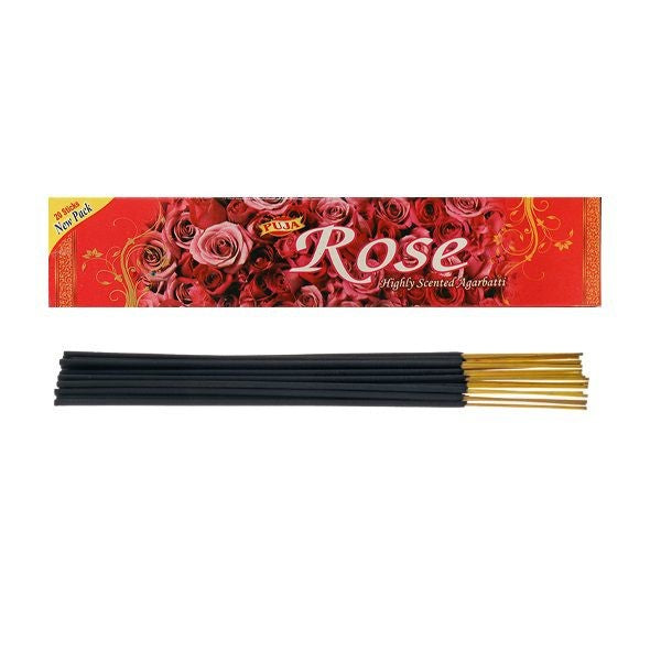Puja Incense Sticks Highly Scented Agarbatti - Rose