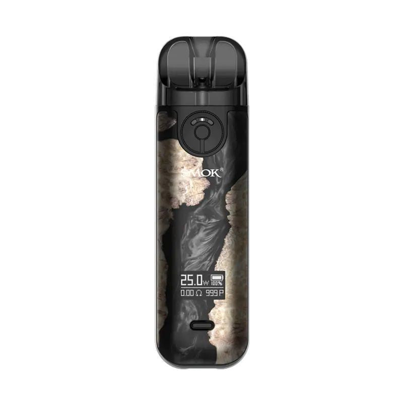 Smok Novo 4 Vape Pod Kit - Black Stabilizing Wood