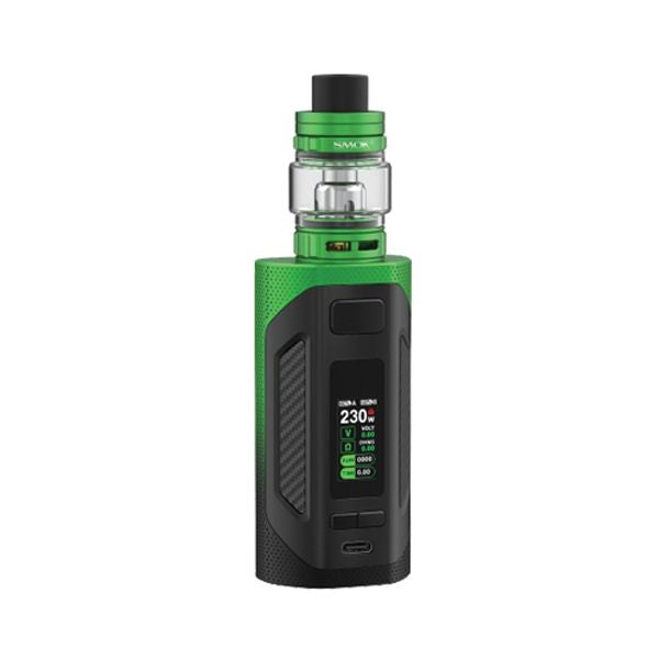 Smok Rigel Vape Kit with TFV9 Tank - Black Green