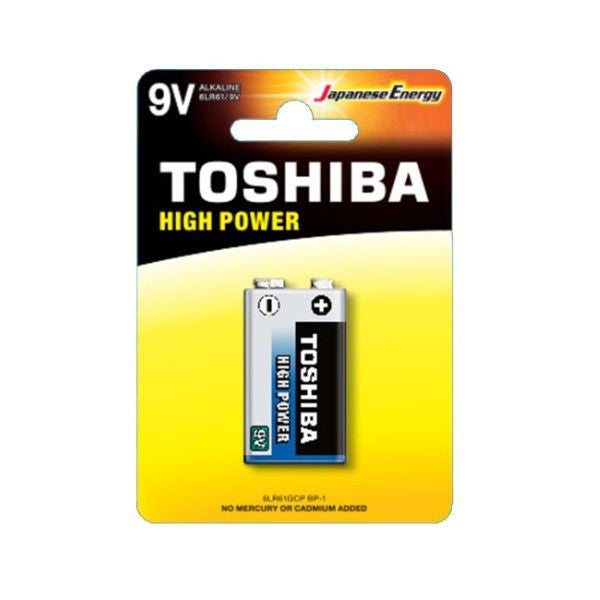 Toshiba 9V High Power Alkaline Battery - 1 Piece