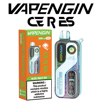 Vapengin Ceres Rechargeable Disposable Vape 50mg 30000 Puffs
