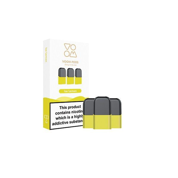 Voom Pod 20mg Lemon Ice - 3 Pack