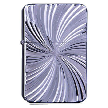 Zorro Lighter Silver Whirl Engraving