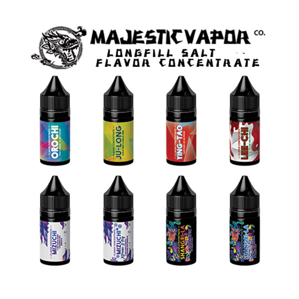 30ml Majestic Vape Juice DIY Salt Longfill Kit