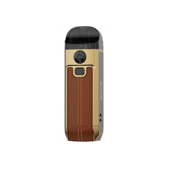 Smok Nord 4 Vape Pod kit - Leather Series Gold Brown