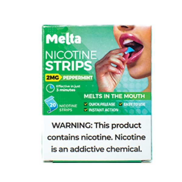 Melta Nicotine Strips - 20Pieces - EXPIRED CLEARANCE