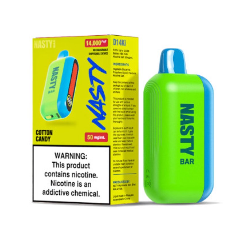Nasty Rechargeable Disposable Vape 14000 Puffs