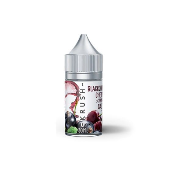 30ml Krush Salts Vape Juice - Blackcurrant Cherry