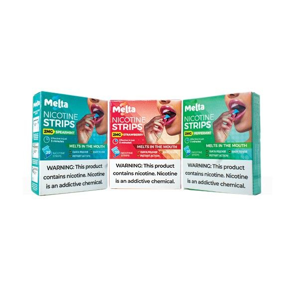 Melta Nicotine Strips - 20Pieces - EXPIRED CLEARANCE