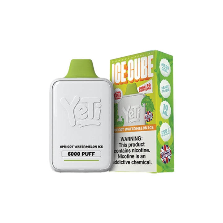 Yeti Ice Cube Disposable Vape 6000 Puffs - EXPIRED CLEARANCE