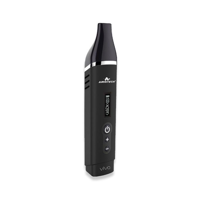 Airistech Viva Premium Portable Dry Herb Vaporizer - Black