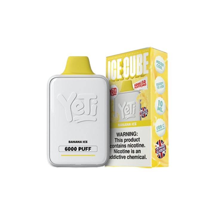 Yeti Ice Cube Disposable Vape 6000 Puffs - EXPIRED CLEARANCE