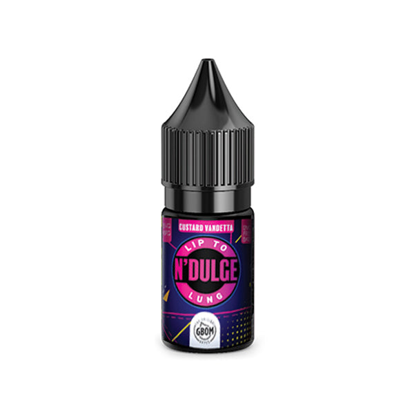 30ml GBOM N'Dulge MTL Vape Juice 12MG - Custard Vandetta