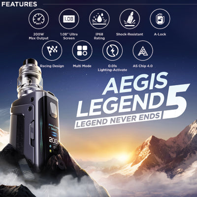 Geekvape Aegis Legend 5 Vape Mod Device