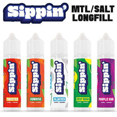 Sippin Vape Salt/MTL DIY Longfill Flavour (30ml makes 60ml)