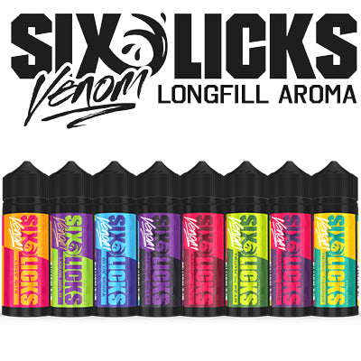 Six Licks Venom Vape DIY Longfill Flavour (30ml makes120ml)