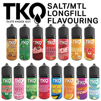 TKO CS Salt/MTL DIY Longfill Vape Shot 15ml makes 30ml