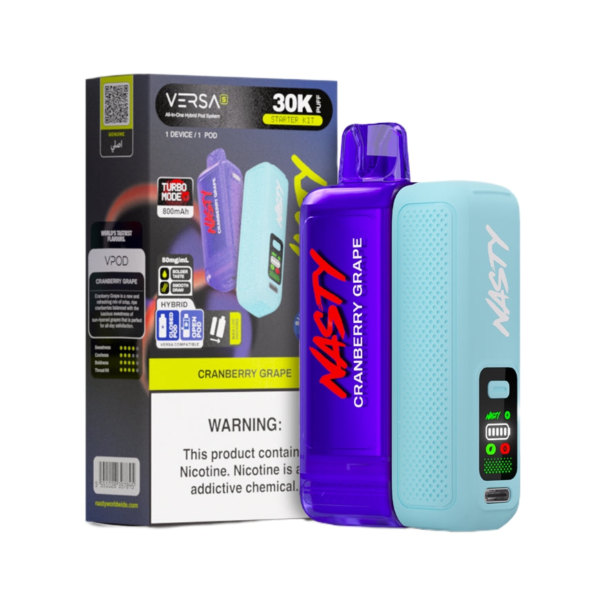 Nasty Versa 30k Starter Kit (Pod & Battery)