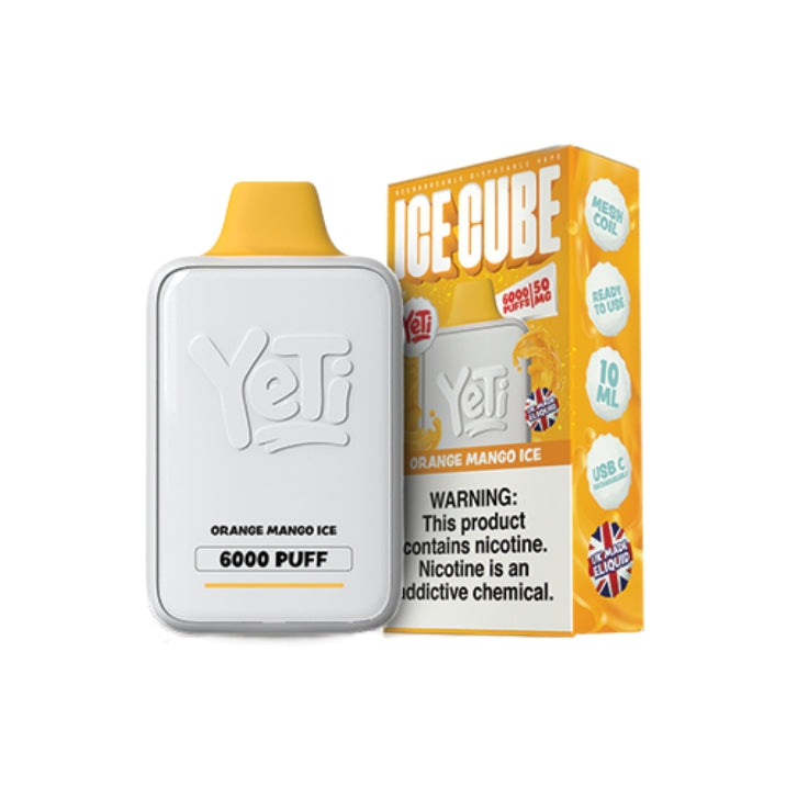 Yeti Ice Cube Disposable Vape 6000 Puffs - EXPIRED CLEARANCE