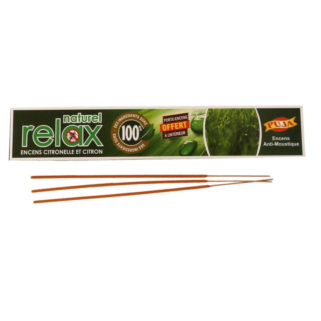 Puja Incense Sticks Mosquito Repellant - Citronella & Lemon