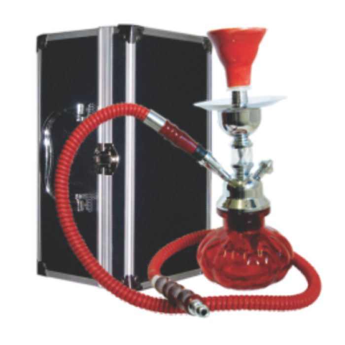 Pumpkin Hookah Small - 1 Way With Case