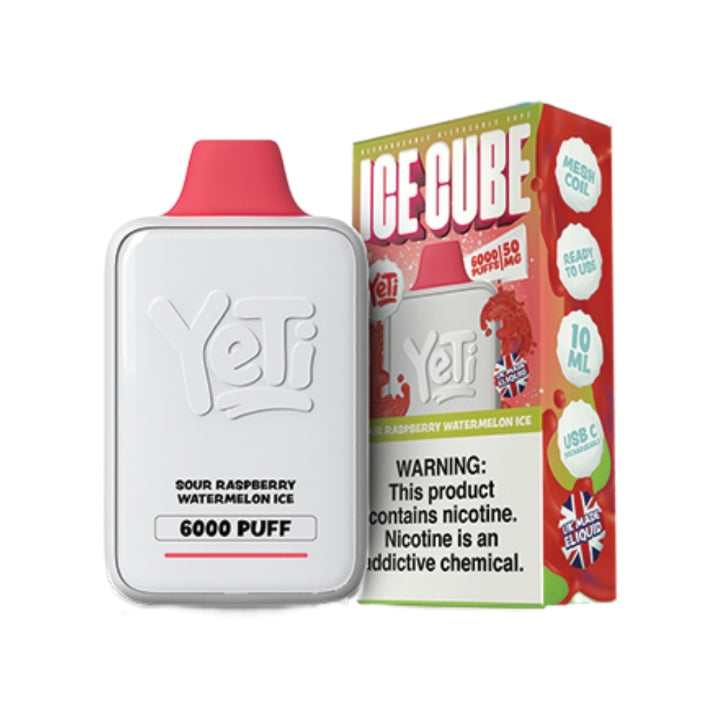 Yeti Ice Cube Disposable Vape 6000 Puffs - EXPIRED CLEARANCE