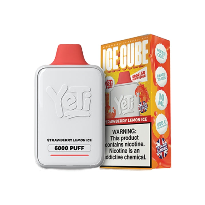 Yeti Ice Cube Disposable Vape 6000 Puffs - EXPIRED CLEARANCE