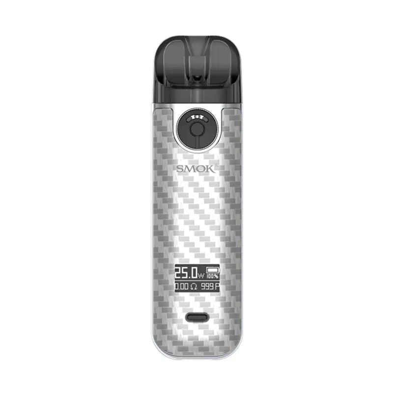 Smok Novo 4 Vape Pod Kit - Silver Carbon Fiber