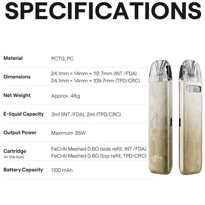 Uwell Caliburn G4 Mini Vape Pod Kit