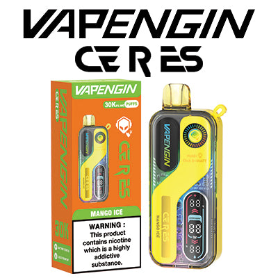 Vapengin Ceres Rechargeable Disposable Vape 50mg 30000 Puffs