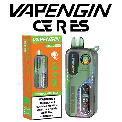 Vapengin Ceres Rechargeable Disposable Vape 50mg 30000 Puffs