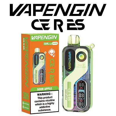 Vapengin Ceres Rechargeable Disposable Vape 50mg 30000 Puffs