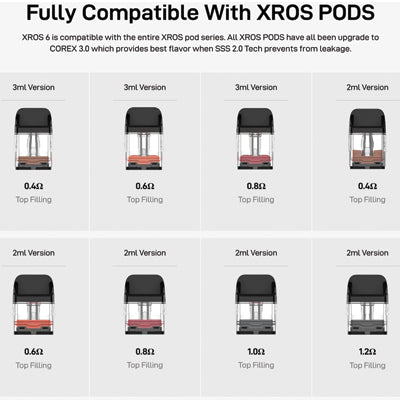 Vaporesso Xros 6 Mini Vape Pod Kit