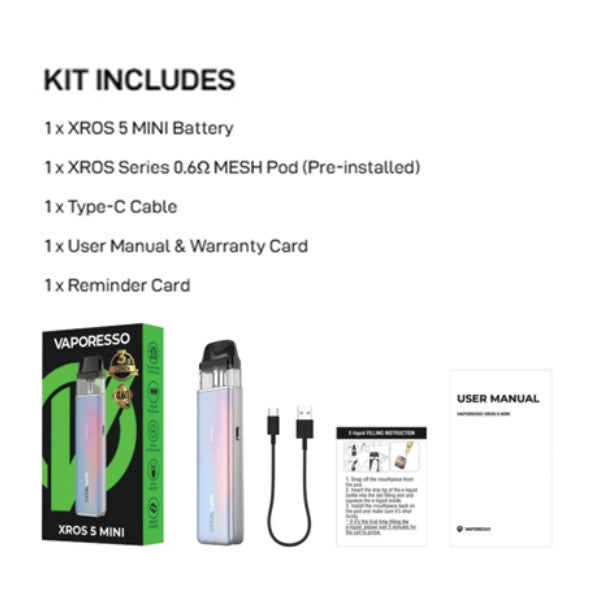 Vaporesso XROS Mini 5 Vape Pod Kit