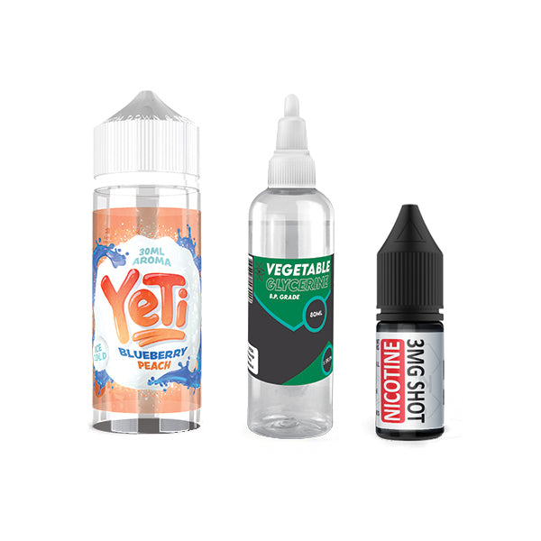 120ml Yeti Vape Juice DIY Longfill Kit