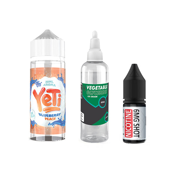Diy Vape Juice Kit 120ml Yeti Vape Juice DIY Longfill Kit Diy Vape Juice Kit 120ml Yeti Vape Juice DIY Longfill Kit