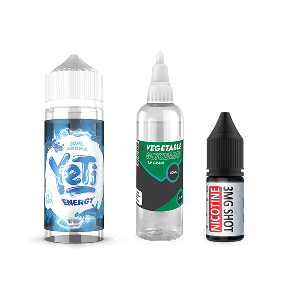 120ml Yeti Vape Juice DIY Longfill Kit