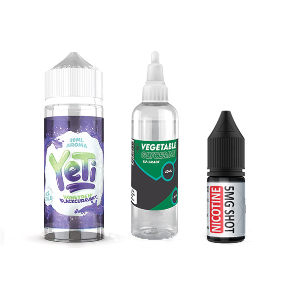 120ml Yeti Vape Juice DIY Longfill Kit