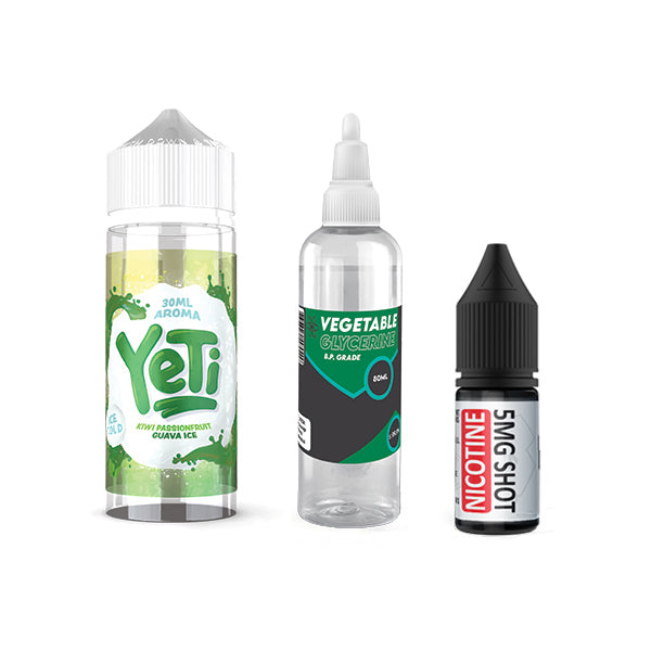 120ml Yeti Vape Juice DIY Longfill Kit