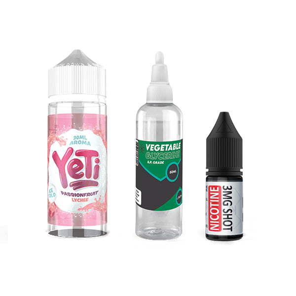 120ml Yeti Vape Juice DIY Longfill Kit