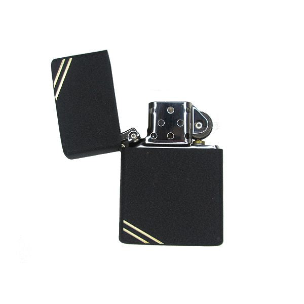 Zorro Lighter - Crackle Black Lines