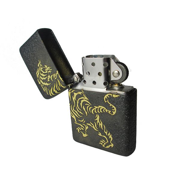 Zorro Lighter - Crackle Black Tiger