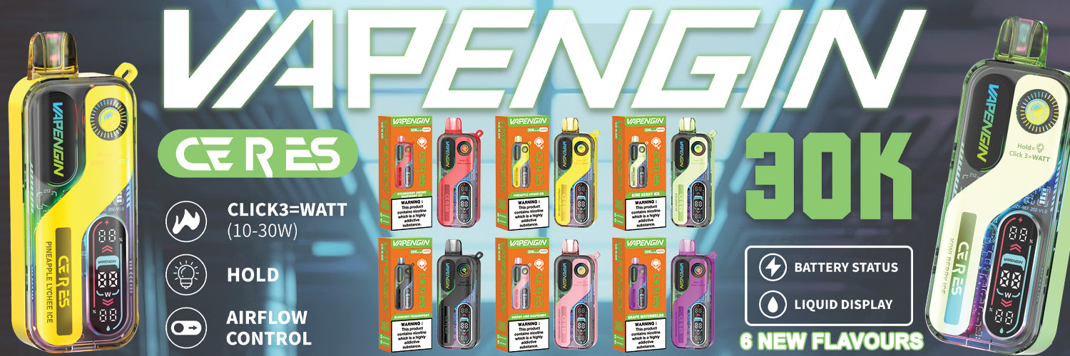 Vapengin Ceres Rechargeable Disposable Vape 50mg 30000 Puffs