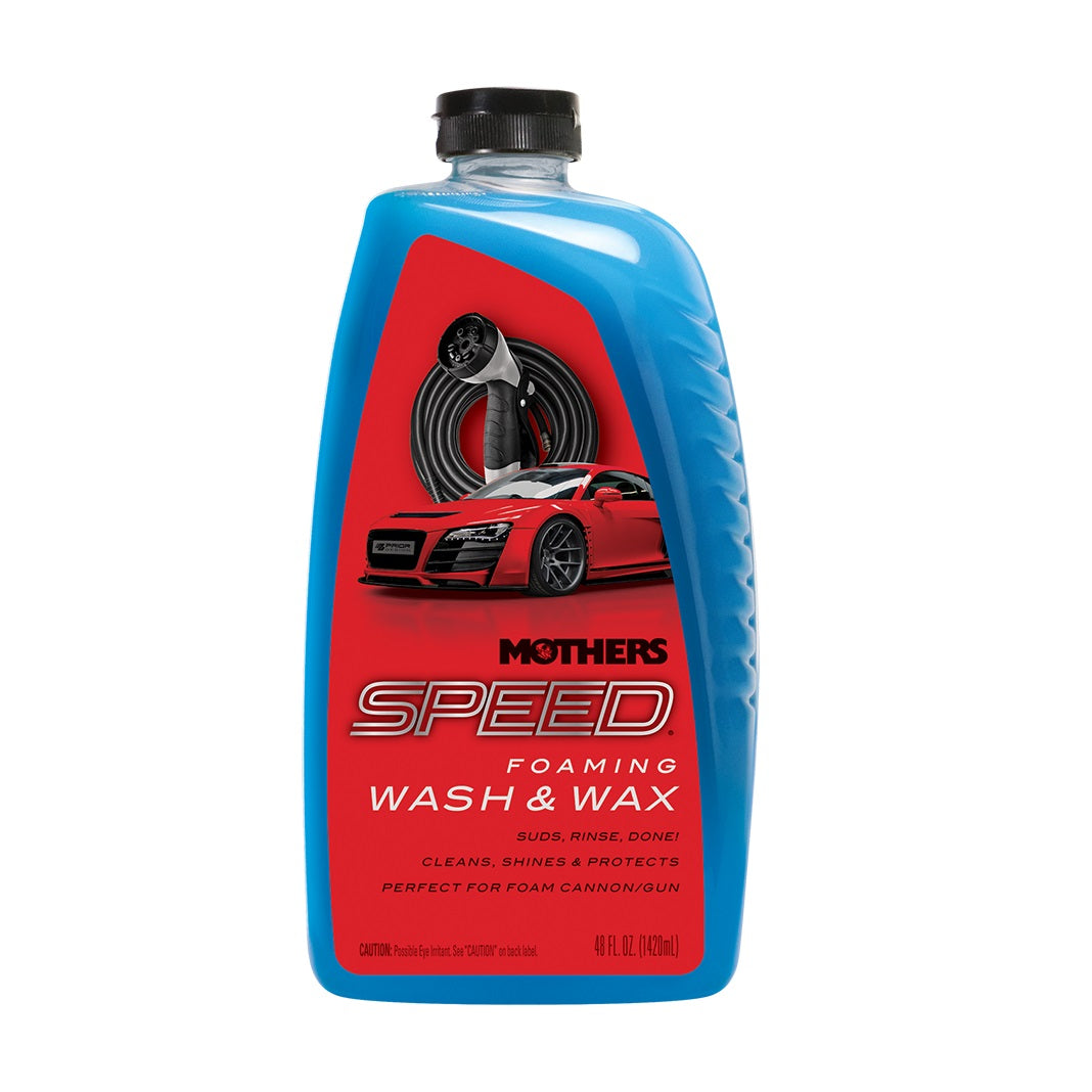 Mothers Speed Foaming Wash and Wax - 1420ml